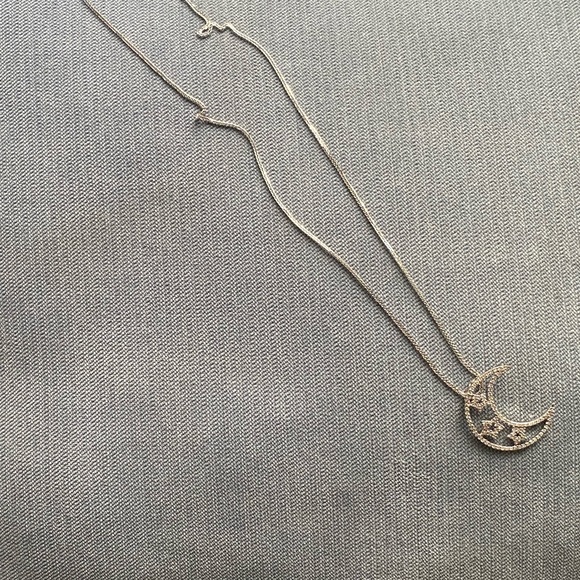 Diamond Moon & Stars Necklace - Picture 3 of 5